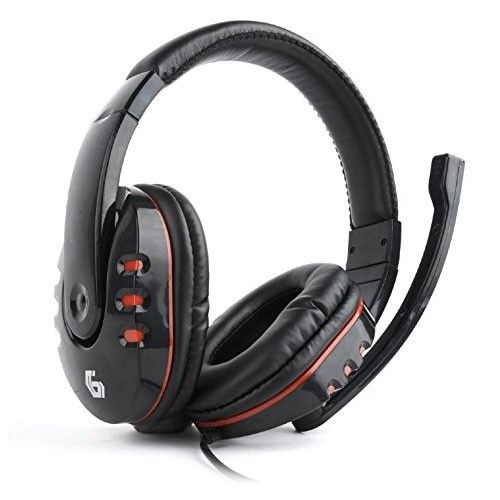 Gembird Gaming Headset with Volume Control, 3.5mm Stereo, Glossy Black GHS-402