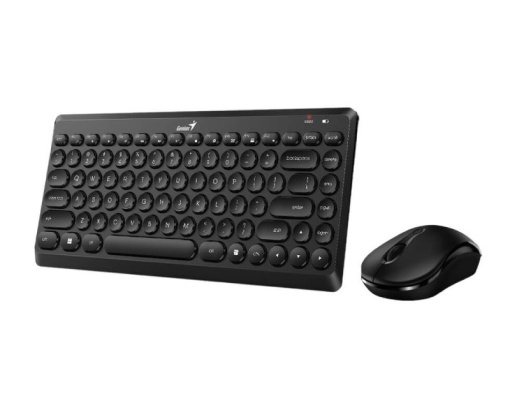 GENIUS LuxeMate Q8000 Wireless USB US crna tastatura + miš *