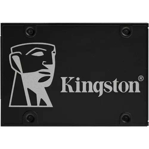 Kingston 2.5" 256GB SSD, SATA III, KC600, 3D TLC NAND, Read up to 550MB/s, Write up to 500MB/s, XTS-AES 256-bit encryption, TCG Opal 2.0, eDrive SKC600/256G