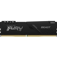 Kingston DDR4 64GB (2x32GB) 3600MHz [FURY BEAST], Non-ECC UDIMM, CL18 1.35V, 288-Pin 2Rx8, Memory kit w/Heatsink KF436C18BBK2/64 *