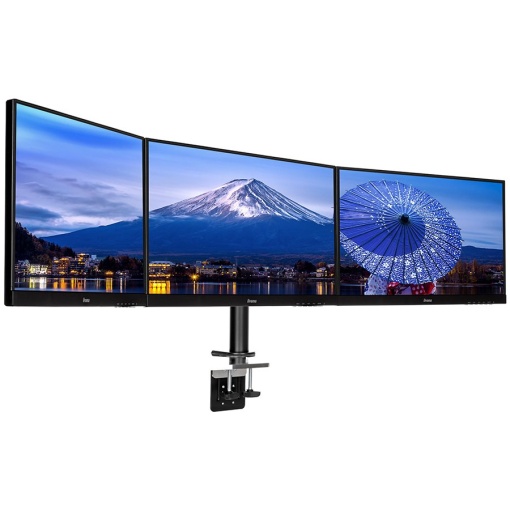 Simple and functional triple desktop arm DS1003C-B1