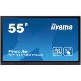 The TE5512MIS-B3AG is an exceptional 4K UHD interactive display designed by iiyama to enhance collaboration, communication, and engagement. With key features like Zero Airgap LCD screen eliminating parallax, PureTouch-IR, iiWare 10 with Android 11. TE5512