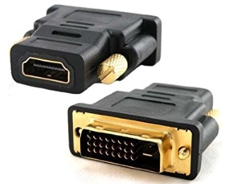 E-GREEN Adapter DVI-D Dual Link (M) - HDMI (F) crni *