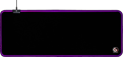 Gembird Gaming Mouse Pad with LED Light Effect, USB, Size L 300x800 mm, Black MP-GAMELED-L
