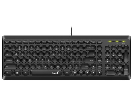 GENIUS Slimstar Q200 USB YU crna tastatura *