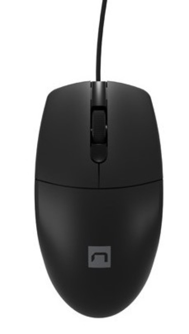 Natec RUFF 2, Optical Mouse 1000 DPI, 3 Buttons, USB, Black, Cable 1,5m NMY-1987