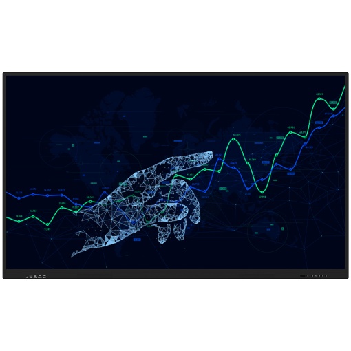 Prestigio Solutions MultiBoard (Monoblock) 75" Light Series: UHD: 3840x2160, OS: Android 8.0, PC: ARM Cortex Dual Core A73+A53 / 3GB RAM / 32GB eMMC, IR MultiTouch 20 TP, 7 writing pens, Wall Mount kit PMB000L754