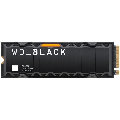 SSD WD Black SN850X HeatSink 1TB M.2 2280 PCIe Gen4 x4 NVMe, Read/Write: 7300/6300 MBps, IOPS 800K/1100K, TBW: 600 WDS100T2XHE-00BCA0 *