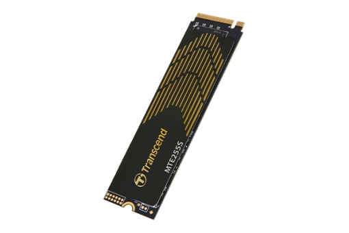 Transcend M.2 NVMe 2TB, 2280, PCIe Gen 4x4, 3D NAND, DRAM-less, Read up to 7,400 MB/s, Write up to 6,500 MB/s, Graphene Heatsink, Single-sided TS2TMTE255S