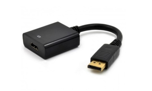 Adapter E-Green DisplayPort (M) - HDMI (F) crni