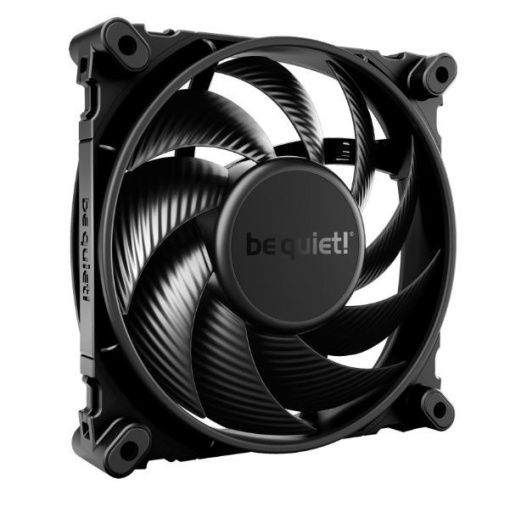 be quiet! SILENT WINGS 4 120mm PWM High-Speed, Max 2500 rpm, Noise level max 31.2 dB(A), 4-pin connector, Airflow (76.7 cfm / 130.31 m3/h) BL094