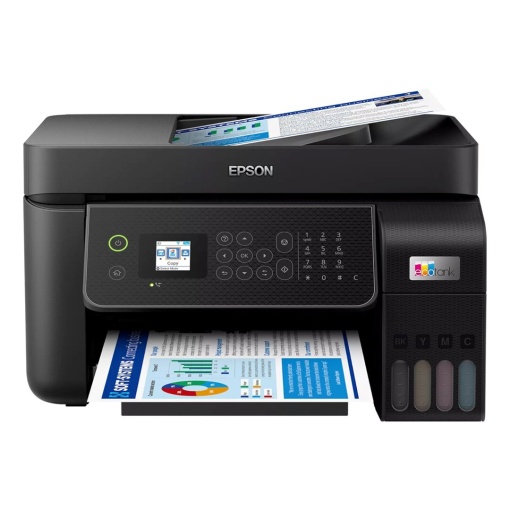 Epson L5310 EcoTank, print-scan-copy-fax, Color, A4, 5760X1440, Wi-Fi, LAN, ADF, LCD, Manual Duplex C11CJ65412