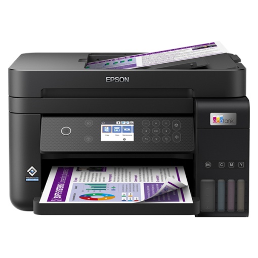 Epson L6270 EcoTank, print-scan-copy, Color, A4, 4800X1200, LAN, Wi-Fi, ADF, LCD, Duplex C11CJ61403 *