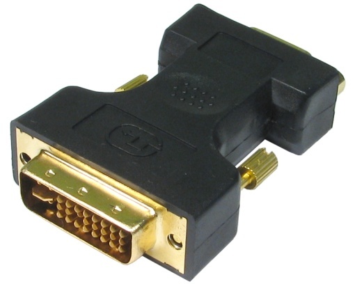 FAST ASIA Adapter DVI-I (M) - VGA (F) crni *
