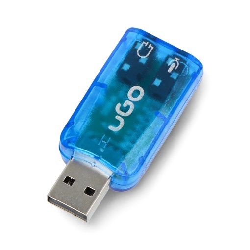Natec UGO, USB Sound Card 5.1Ch, 44.1 kHz, 16-bit UKD-1085