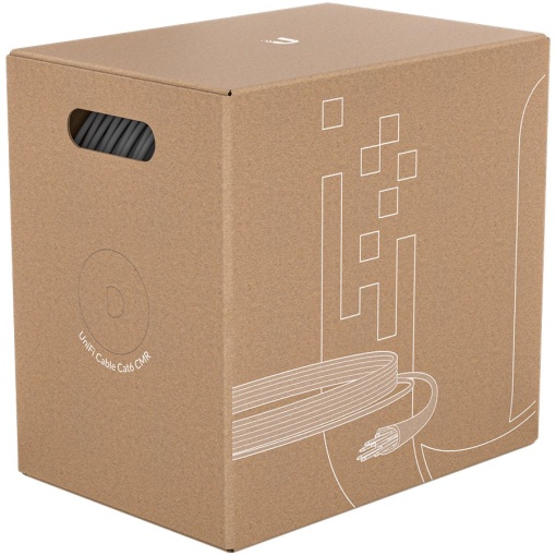 U-Cable-C6-CMR is a Category 6 UTP cable that supports speeds up to 1Gbps with its 23 AWG solid copper, twisted pair conductor, 305m U-CABLE-C6-CMR