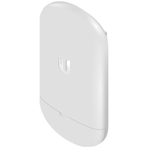 Ubiquiti airMAX NanoStation 5AC Loco, Compact, UISP-ready WiFi radio sporting a classic NanoStation design and an updated airMAX AC chipset, 5 GHz, 10+ km link range, 450+ Mbps throughput, PoE adapter not included, Pole mounting kit (Included) LOCO5AC