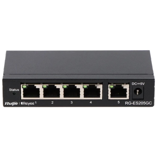 10/100/1000 5-port Reyee RG-ES205GC L2 upravljiv Cloud svič