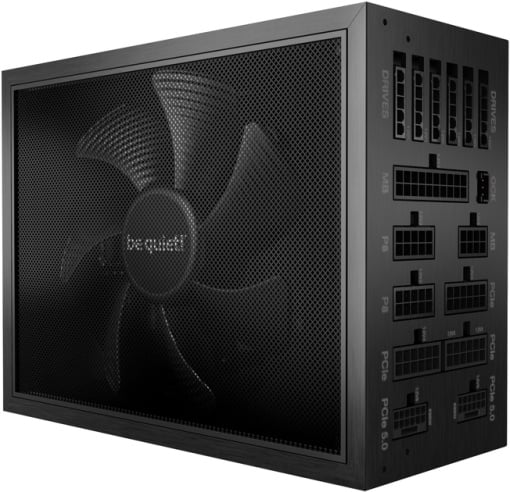 be quiet! DARK POWER PRO 13 1300W, 80 PLUS Titanium efficiency (up to 94.4%), Fully digital control (PFC, LLC, SR/12V) and full bridge LLC technology, Overclocking key switches between six 12V rails and one massive 12V rail BN331