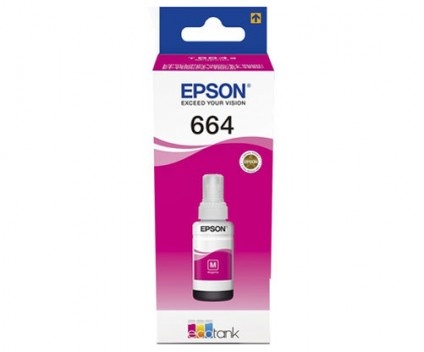 Epson T6643 EcoTank Magenta ink bottle C13T66434A *