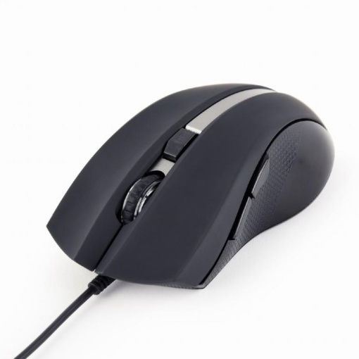 Gembird G-laser Mouse 800-2400 DPI, 6 Buttons, USB, Black, Cable 1.8m MUS-GU-02