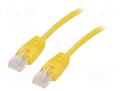 Gembird Patch Cable, U/UTP Cat.5e, Yellow, 2m PP12-2M/Y