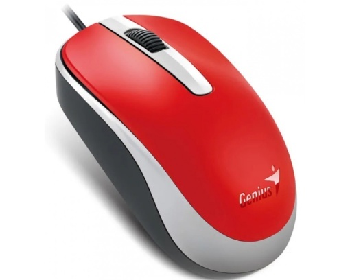 GENIUS DX-120 USB Optical crveni miš *
