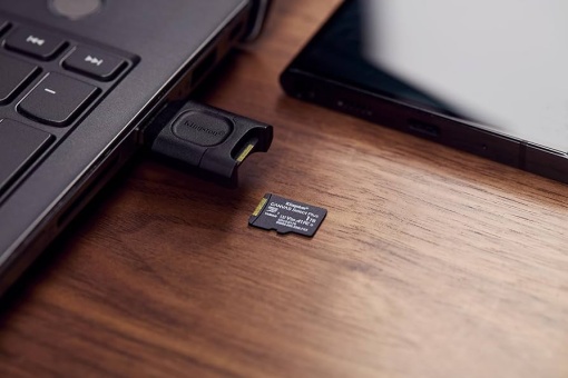 Kingston MicroSD 64GB, Canvas Select Plus, Class 10 UHS-I U1 V10 A1, Read up to 100MB/s, w/SD adapter SDCS3/64GB