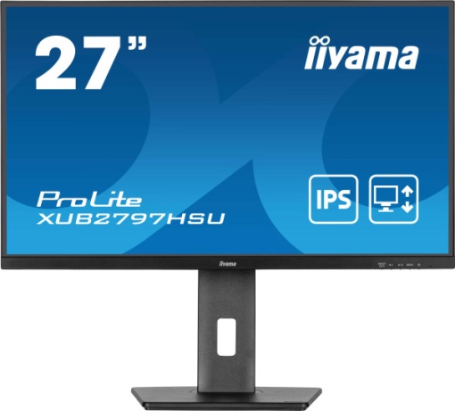 Monitor 27" Iiyama XUB2797HSU-B2 IPS 1920x1080/100Hz/1ms/HDMI/DP/USB/zvučnici *