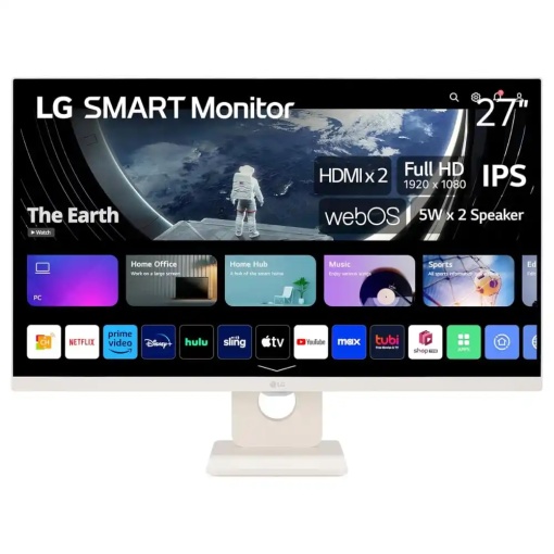 Monitor 27 LG 27SR50F-W SMART 1920x1080/Full HD/14ms/IPS/60Hz/2x HDMI/2x USB/Zvučnic/belii *