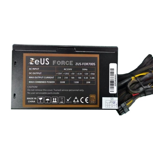 Napajanje 700W ZEUS ZUS-FOR700S PLUS Bronze 12cm *