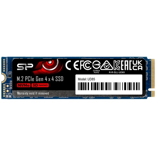 Silicon Power M.2 NVMe 2TB, 2280, PCIe Gen 4x4, UD85, 3D NAND, Read up to 3,600 MB/s, Write up to 2,800 MB/s SP02KGBP44UD8505
