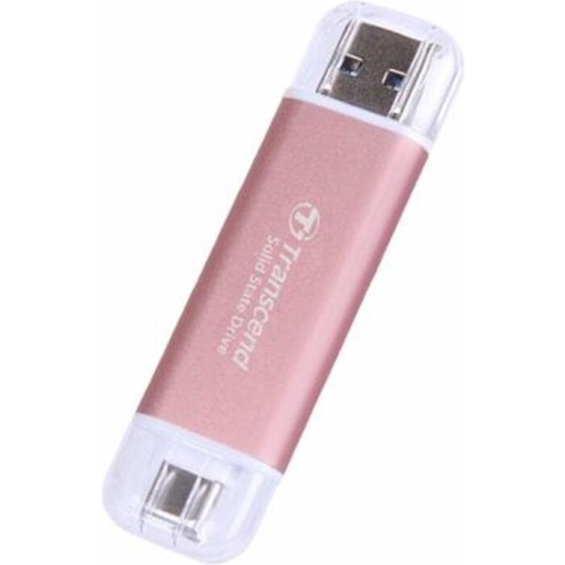 Transcend 1TB, Portable SSD, ESD310P, USB 10Gbps, Type C/A,Pink TS1TESD310P