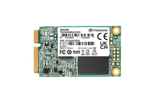 Transcend mSATA 128GB, SATA III, 3D NAND, 220S Series TS128GMSA220S