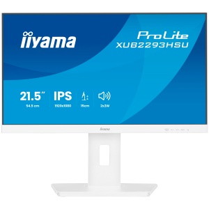 21,5 WHITE IPS-panel, 1920x1080 100Hz, 15cm Height Adj Stand, Speakers, HDMI, DisplayPort, 1ms MPRT, USB 2x2.0 XUB2293HSU-W7