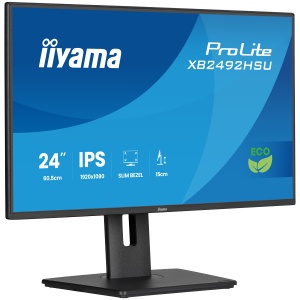 24 IPS 4 side slim bezel Green Choice EyeComfort EyeSafe 20 1920x1080 120Hz 15cm Height Adj Stand 1500 1 300cdm2 Speakers HDMI DisplayPort 3ms GTG USB XB2492HSU-B1 - Img 3