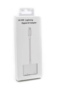 Adapter konverter Lighting - HDMI /TipC L2H-130 Kettz - Img 2