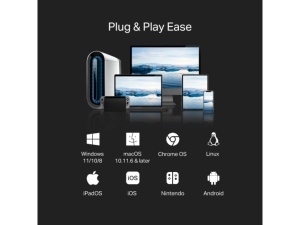 Adapter TP-LINK UE310C USB-C /USB-A-> RJ45 Gigabit Ethernet Network - Img 3