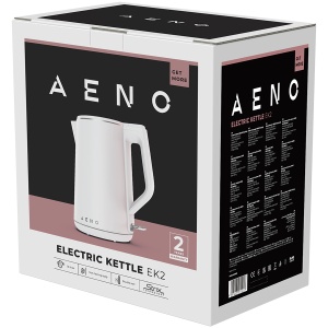 AENO Electric Kettle EK2: 1850-2200W, 1.5L, Strix, Double-walls, Non-heating body, Auto Power Off, Dry tank Protection AEK0002 - Img 4