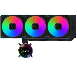AIO CPU Hladnjak Lian Li HYDROSHIFT II LCD-C 360CL ARGB CRNI, GHS2LCD36RB