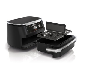 Air fryer NINJA AF500EU dupla korpa/2470W/10.4L/crna - Img 4