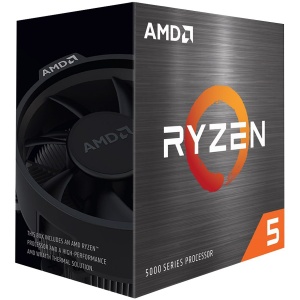 AMD CPU Desktop Ryzen 5 6C/12T 5600X (3.7/4.6GHz Max Boost,35MB,65W,AM4) box with Wraith Stealth Cooler 100-100000065BOX *