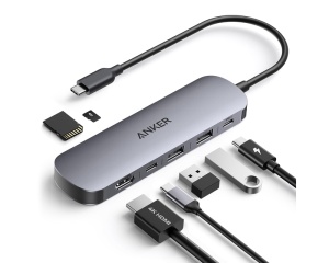 ANKER Nano USB-C Hub 7u1, sivi - Img 2