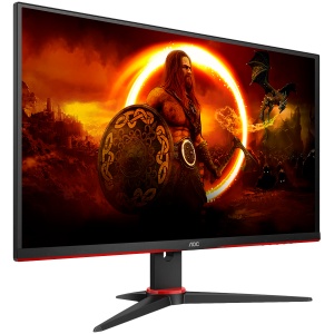 AOC Gaming 27G2SPAE/BK - G2 SeriesLED monitor gaming 27" 1920 x 1080 Full HD (1080p) @ 165 Hz IPS 250 cd/m² 1000:1 1 ms 2xHDMI VGA DisplayPort speakers black red 27G2SPAE/BK * - Img 2