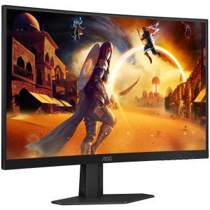 AOC Monitor Gaming C27G4ZXE Curved 27" FAST VA, 16:9, 1920x1080, 280Hz, 0.3ms, 300 cd/m2, 4000:1, 2xHDMI, DP, Adaptive Sync, Tilt, Black-Red, VESA 3y C27G4ZXE * - Img 2