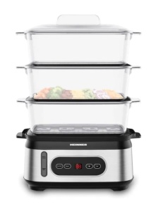 Aparat za kuvanje na pari HEINNER HSA-D950SS 3 posude/1,5l/950W - Img 4