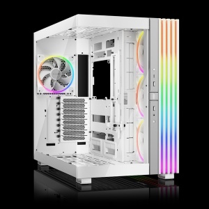 be quiet! LIGHT BASE 900 FX White, MB compatibility: E-ATX / ATX / M-ATX / Mini-ITX, 4 Light Wings 140mm PWM fans, Support for motherboards with backside connector, 2 ARGB and fan hubs with 12 connectors in total, Space for up to two radiator BGW72