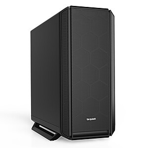 be quiet! SILENT BASE 802 Black, MB compatibility: E-ATX / ATX / M-ATX / Mini-ITX, Three pre-installed be quiet! Pure Wings 2 140mm fans, Ready for water cooling radiators up to 420mm BG039