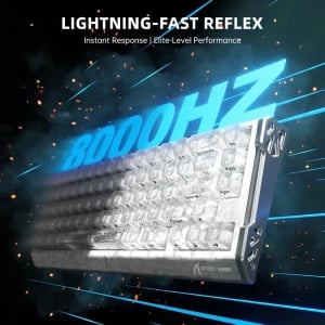 Bežična gaming tastatura Attack Shark R68HE Magnetic Switches/RT/Snap Tap/DKS/MT/TGL/Ice Ninja - Img 3