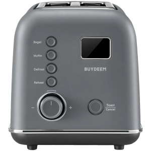 BUYDEEM 2 Slice Automatic Metal Toaster, model DT730E, color Ink Grey, EU DT730E-IG/EU - Img 2